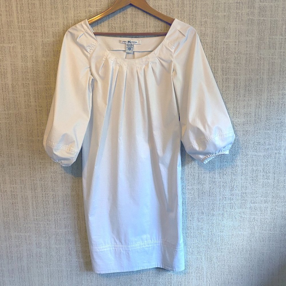 Diane von Furstenberg White puff sleeve